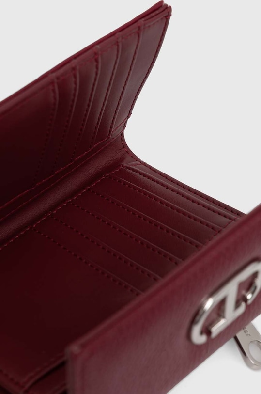 Akcesoria Twinset portfel skórzany 242TB7016 bordowy