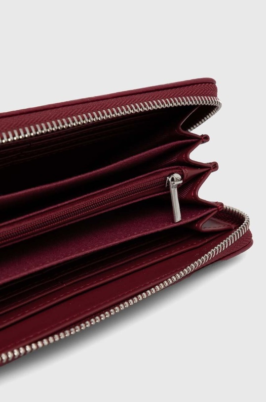Akcesoria Twinset portfel skórzany 242TB7015 bordowy