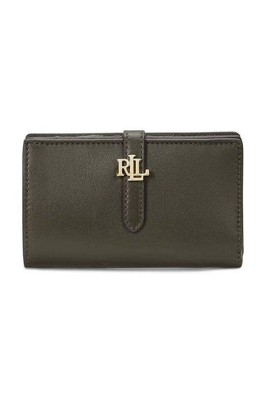 Lauren Ralph Lauren portofel de piele piele verde 432915358
