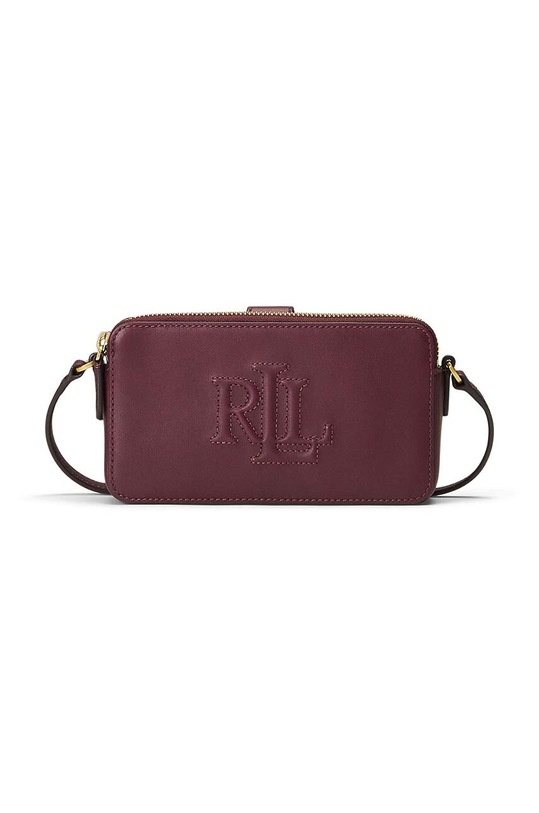 Гаманець Lauren Ralph Lauren лицьова шкіра бордо 432951475