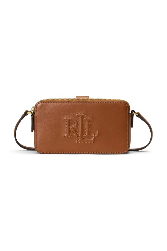 Гаманець Lauren Ralph Lauren лицьова шкіра коричневий 432951475
