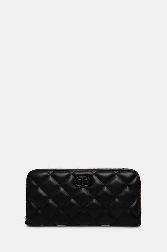Peněženka Twinset imitace kůže černá 242TD8154
