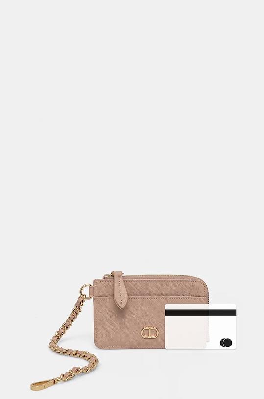 Θήκη για κάρτες Twinset πορτοκαλί 242TL8039