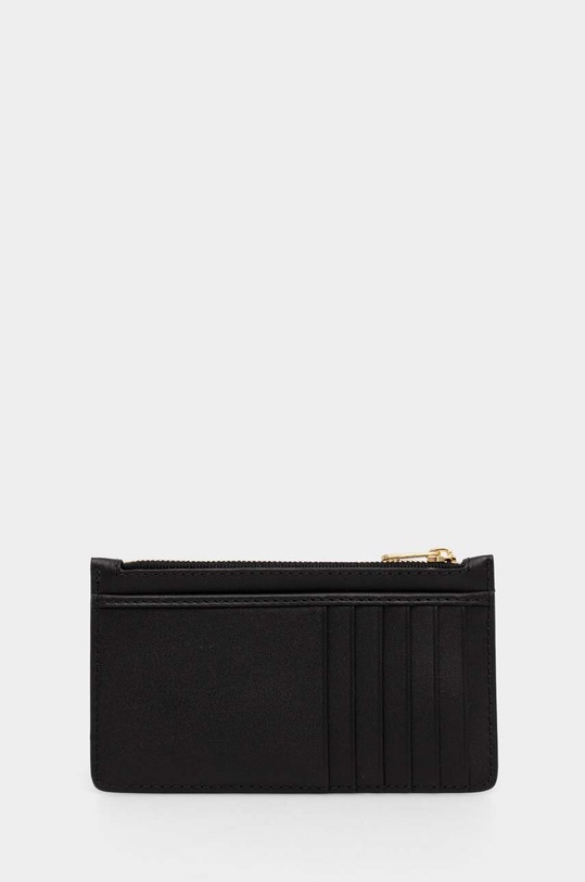 A.P.C. leather wallet porte-cartes willow PXAWV.F63276 black AW24