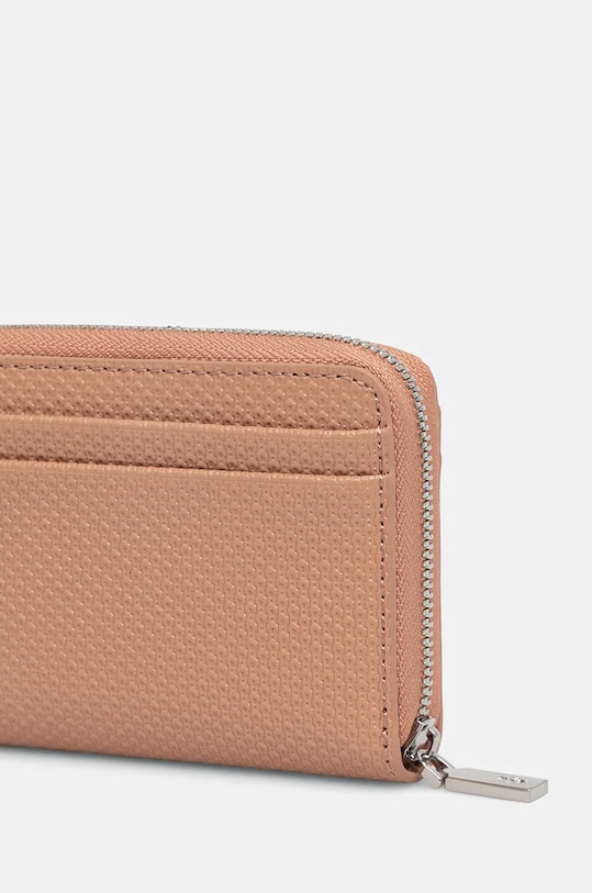 Lacoste portafoglio in pelle NF3855KL arancione AW24