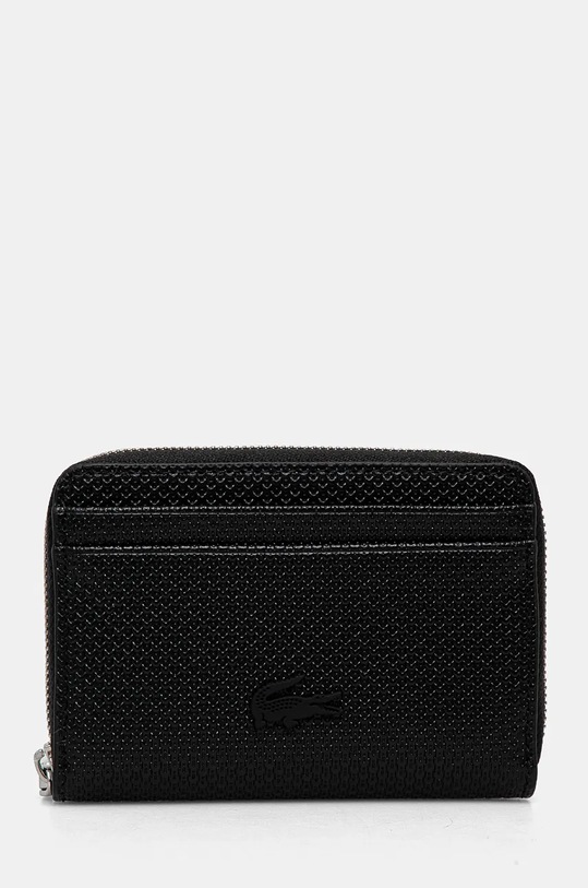 Lacoste portfel skórzany skóra licowa czarny NF3855KL