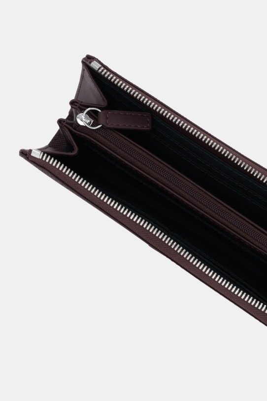 Lacoste portfel brązowy NF4765DZ