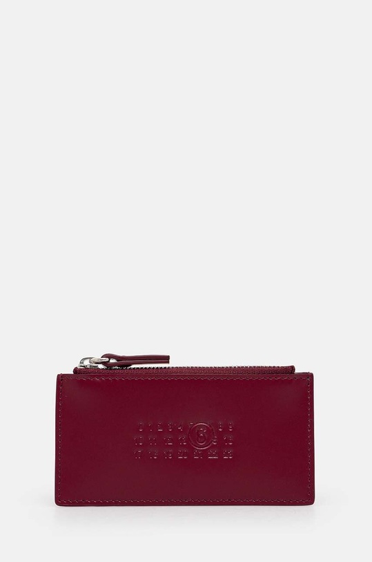 MM6 Maison Margiela portafoglio in pelle piccola impronta granata SA5UI0011.P7183