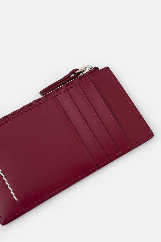 MM6 Maison Margiela portafoglio in pelle SA5UI0011.P7183 granata AW24