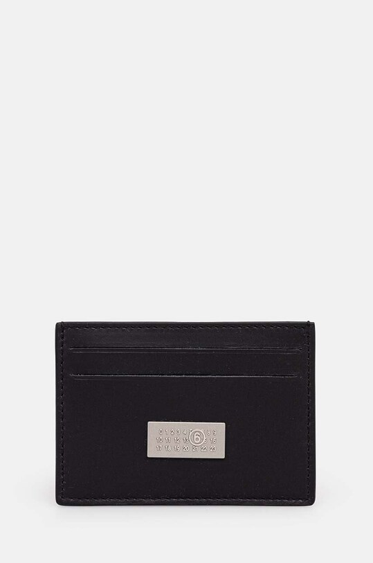 Кожаный чехол на карты MM6 Maison Margiela чехол на карты чёрный SA5UI0013.P7179