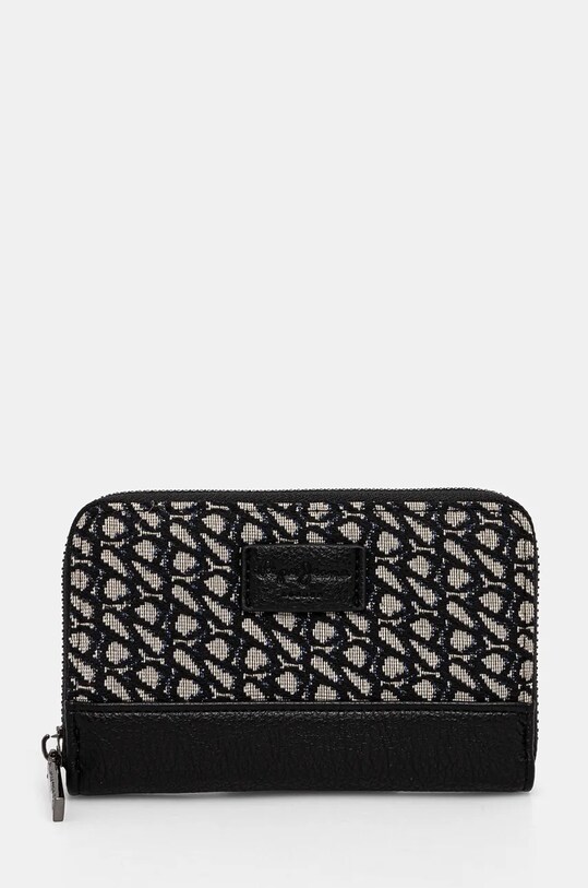 Peněženka Pepe Jeans JACQUARD WALLET vzorovaný černá PL070261