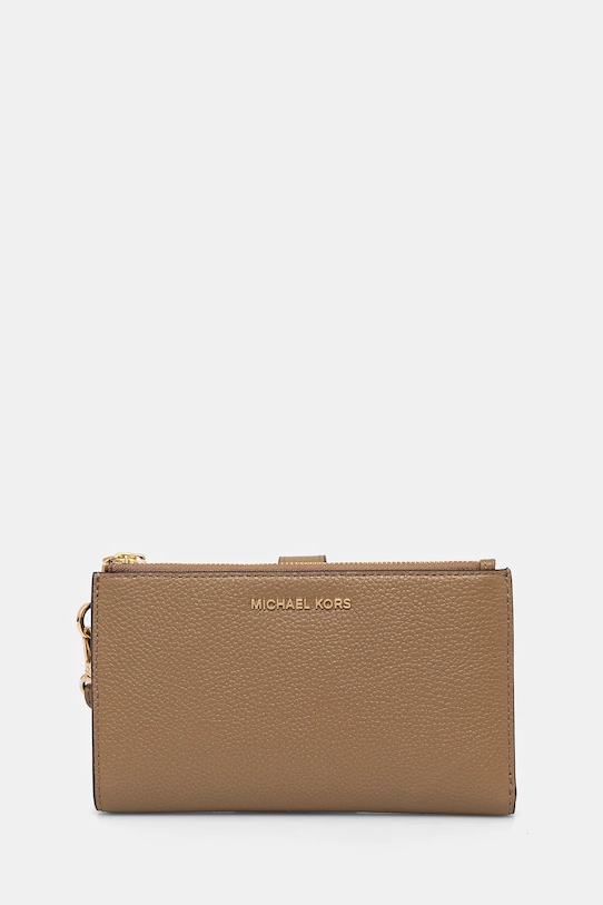 MICHAEL Michael Kors portfel skórzany skóra licowa brązowy 32T7GAFW4L