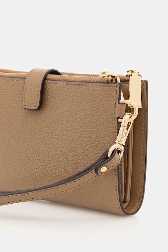 MICHAEL Michael Kors portfel skórzany 32T7GAFW4L brązowy AW25