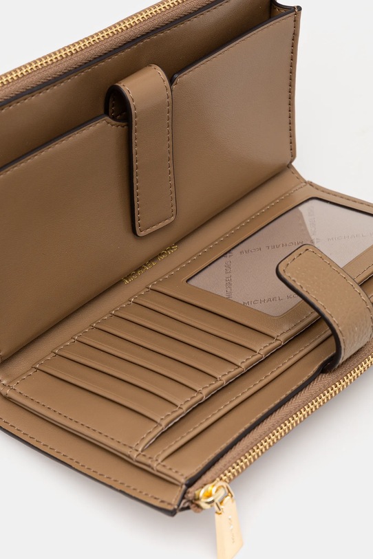 Akcesoria MICHAEL Michael Kors portfel skórzany 32T7GAFW4L brązowy