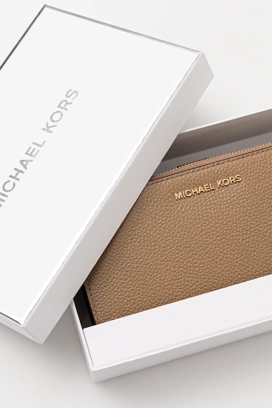 MICHAEL Michael Kors portfel skórzany brązowy 32T7GAFW4L