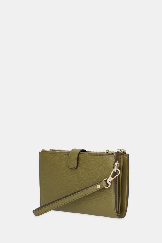 MICHAEL Michael Kors portfel skórzany 32T7GAFW4L zielony AW25