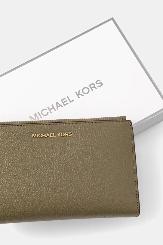 MICHAEL Michael Kors portafoglio in pelle verde 32T7GAFW4L