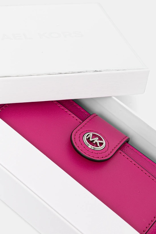 Kožená peněženka MICHAEL Michael Kors 32S4S0KF6L růžová