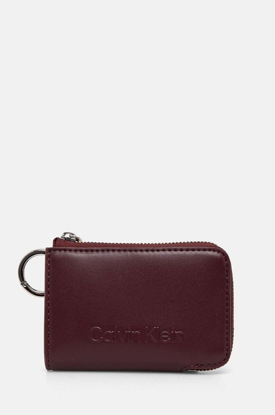 Calvin Klein portfel syntetyczny bordowy K60K612441