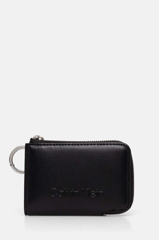 Calvin Klein portfel syntetyczny czarny K60K612441
