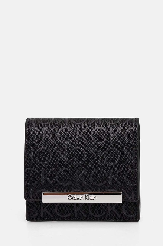 Calvin Klein portfel imitacja skóry licowej czarny K60K612443