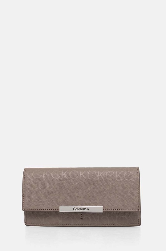 Peněženka Calvin Klein imitace kůže šedá K60K612444