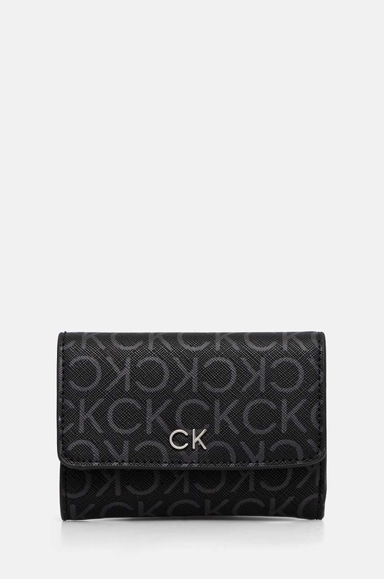 Calvin Klein portfel imitacja skóry licowej czarny K60K612684