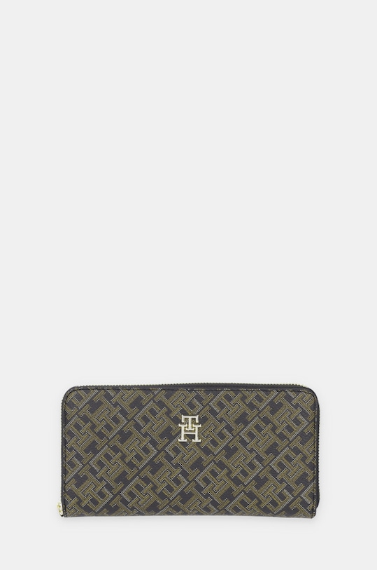 Peněženka Tommy Hilfiger imitace kůže černá AW0AW17102