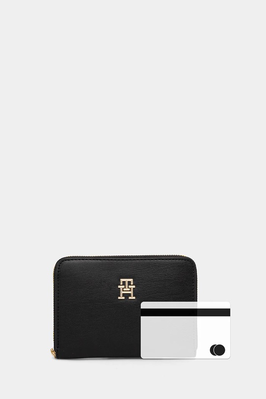 Novčanik Tommy Hilfiger AW0AW17156 crna