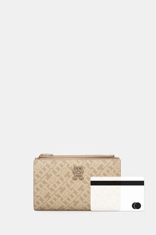 Πορτοφόλι Tommy Hilfiger AW0AW16589 μπεζ