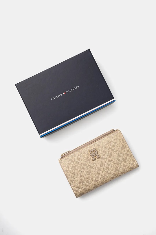 Πορτοφόλι Tommy Hilfiger μπεζ AW0AW16589