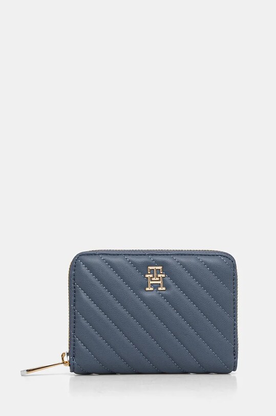 Tommy Hilfiger portfel imitacja skóry licowej niebieski AW0AW17017