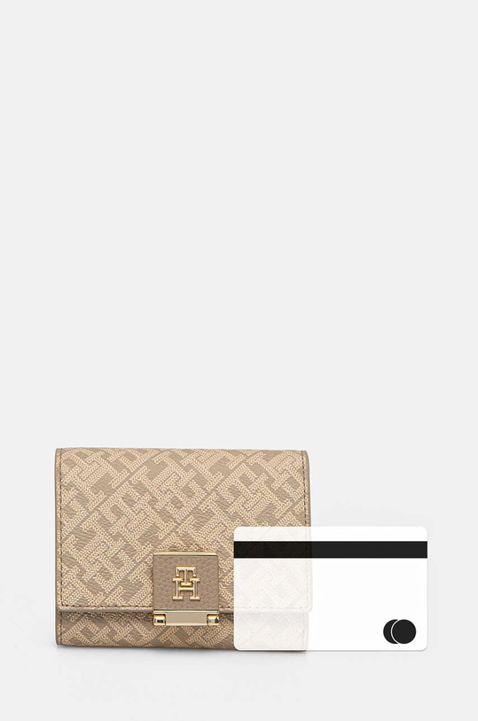 Tommy Hilfiger portfel AW0AW17040 beżowy