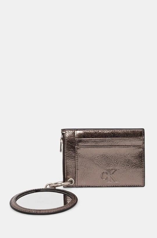 Calvin Klein Jeans portfel i lusterko imitacja skóry licowej beżowy K60K612296