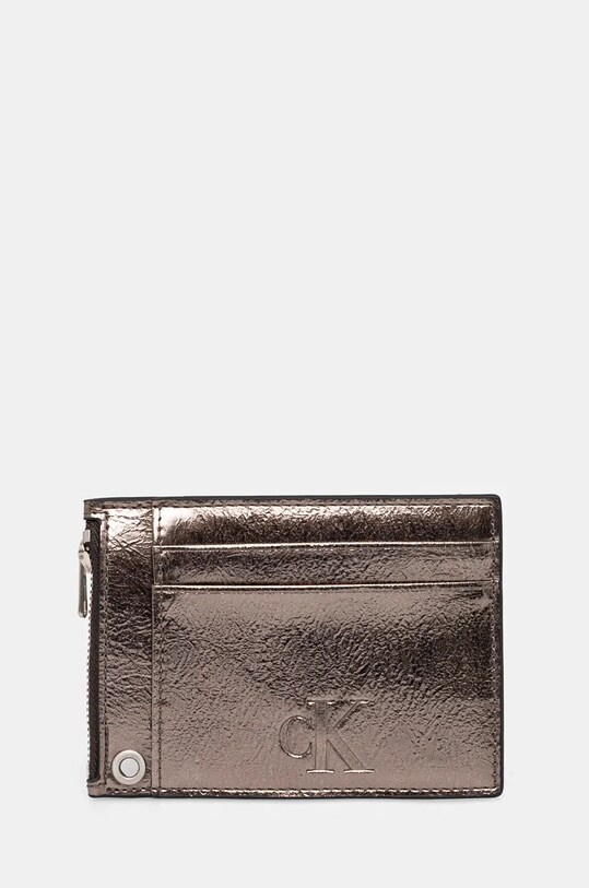 Akcesoria Calvin Klein Jeans portfel i lusterko K60K612296 beżowy