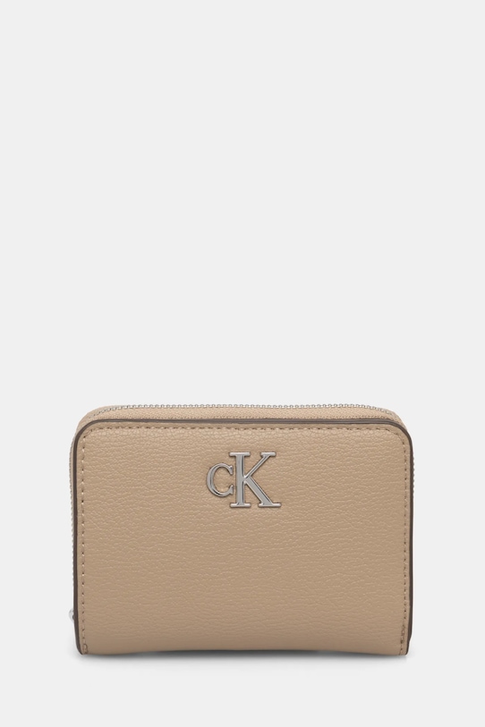Портмоне Calvin Klein Jeans изкуствена кожа бежов K60K612740