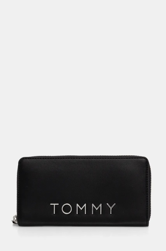 Кошелек Tommy Jeans имитация натуральной кожи чёрный AW0AW16485