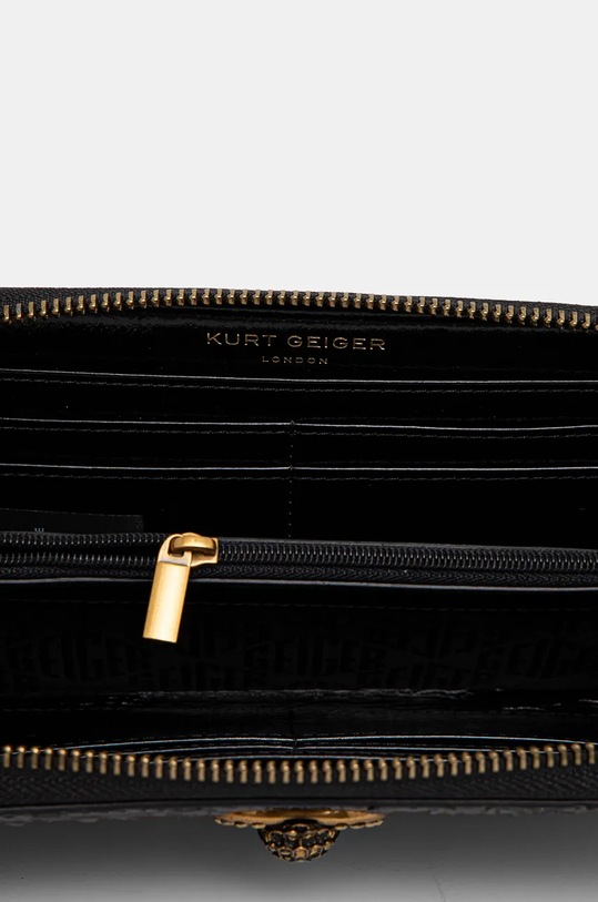 Accesorii Kurt Geiger London portofel de piele SMALL LEATHER GOODS 3599000719 negru