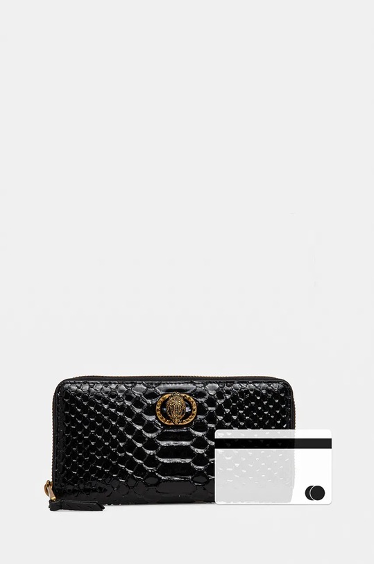 Kurt Geiger London portafoglio in pelle SMALL LEATHER GOODS 3599000719 nero