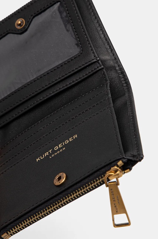Kurt Geiger London portafoglio in pelle SMALL LEATHER GOODS nero 3597400109
