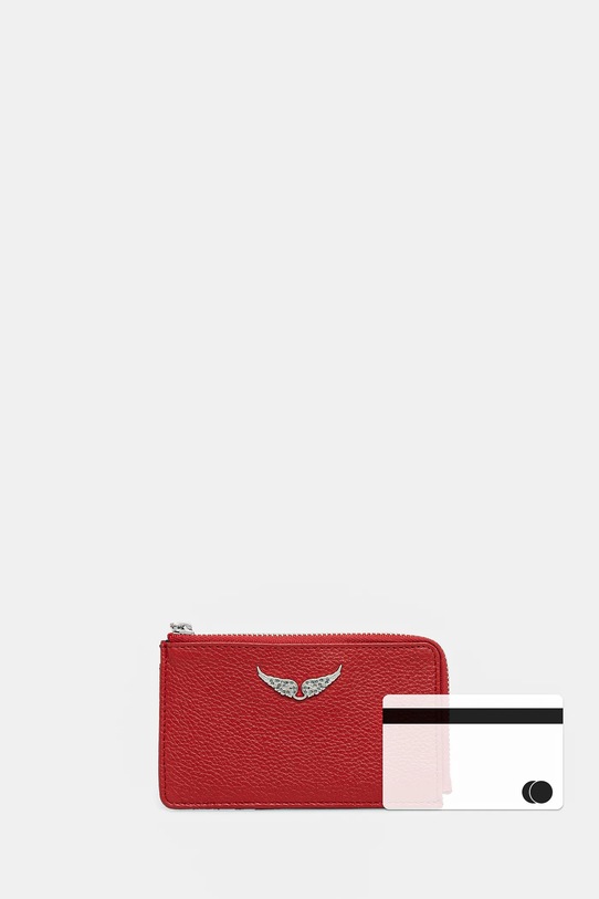 Αξεσουάρ Δερμάτινο πορτοφόλι ZADIG&VOLTAIRE LWSG00011 κόκκινο