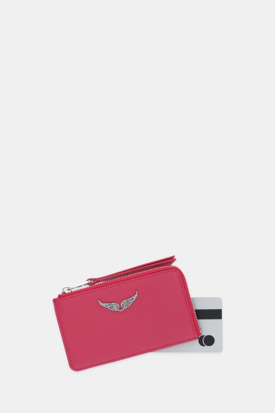 ZADIG&VOLTAIRE portfel skórzany LWSG00011 różowy AA00