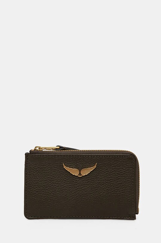 ZADIG&VOLTAIRE portofel de piele piele verde LWSG00011