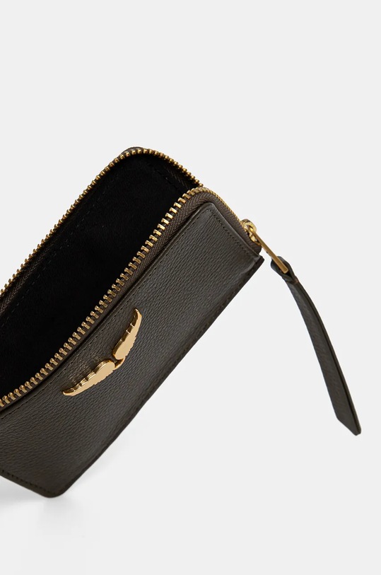 Accesorii ZADIG&VOLTAIRE portofel de piele LWSG00011 verde