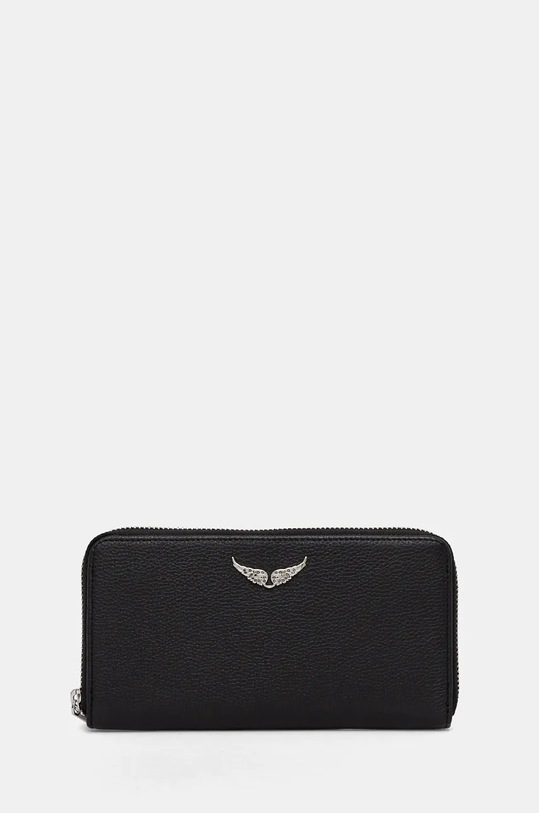 Kožená peněženka ZADIG&VOLTAIRE přírodní kůže černá LWSG00018
