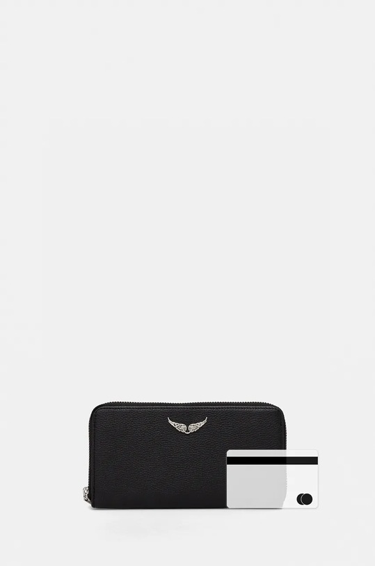 Kožená peněženka ZADIG&VOLTAIRE černá LWSG00018