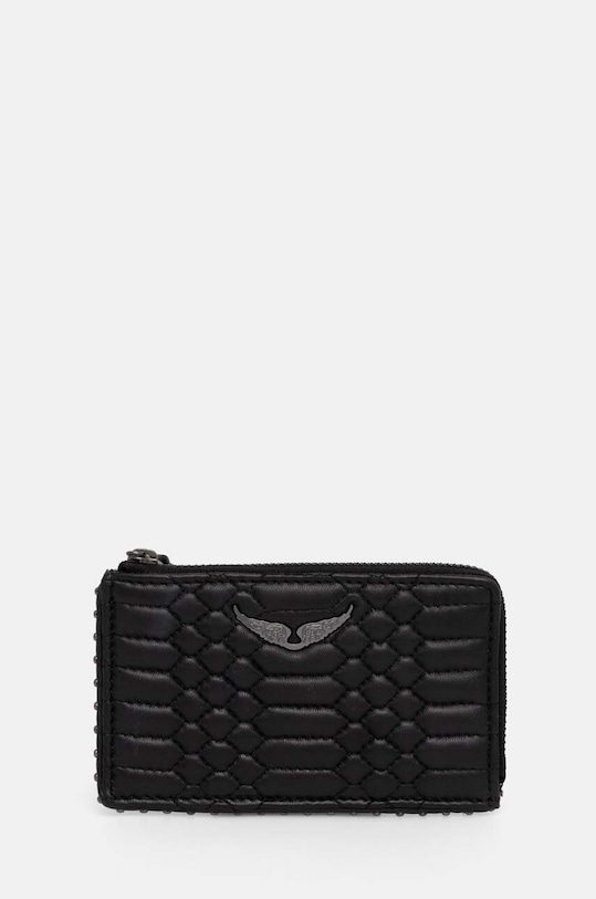 ZADIG&VOLTAIRE portofel de piele piele negru LWSG00060