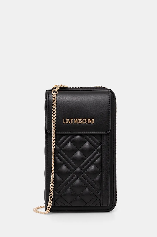 Peněženka Love Moschino imitace kůže černá JC5682PP0L