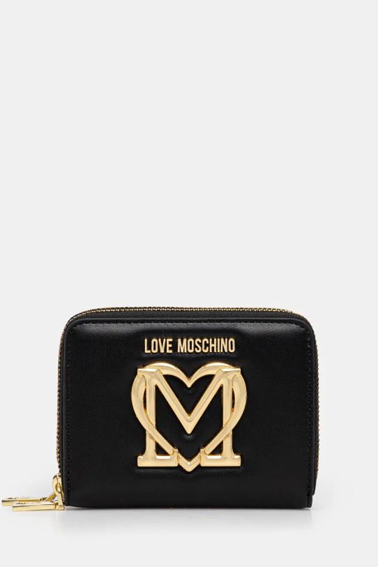 Peněženka Love Moschino imitace kůže černá JC5713PP0L