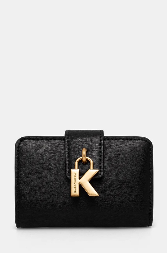 Karl Lagerfeld portofel de piele imitatie de piele negru 246W3215
